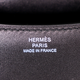 Hermès 18cm Constance Cloute Black Box Calf Palladium Hardware